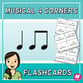 Flashcards with 4 Corners/Section - Standard Notation Reproducible PDF